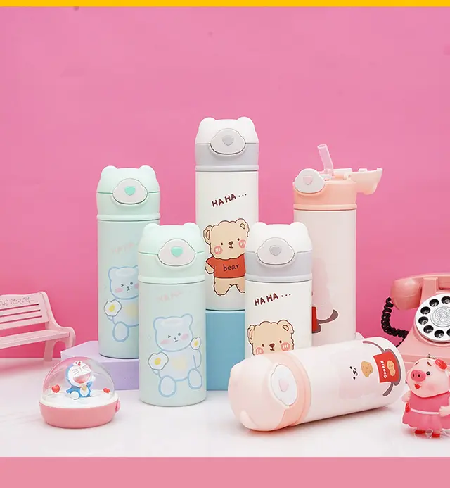 Baby straw water bottle 320ml